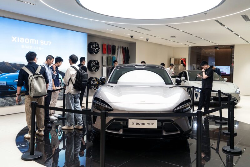 El SUV eléctrico Xiaomi YU7 en Shanghái. Fotógrafo: Qilai Shen/Bloomberg. El SUV eléctrico Xiaomi YU7 en Shanghái. Fotógrafo: Qilai Shen/Bloomberg.