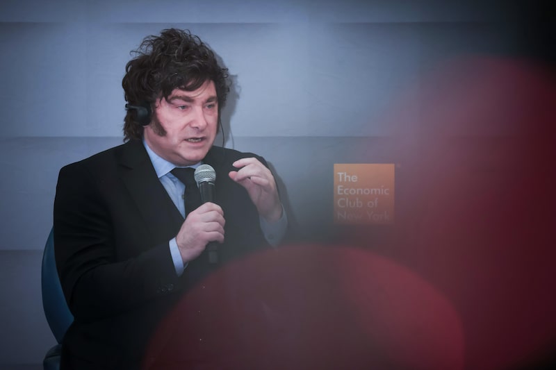 Argentina's President Javier Milei Speaks At ECNY Argentina's President Javier Milei Speaks At ECNY