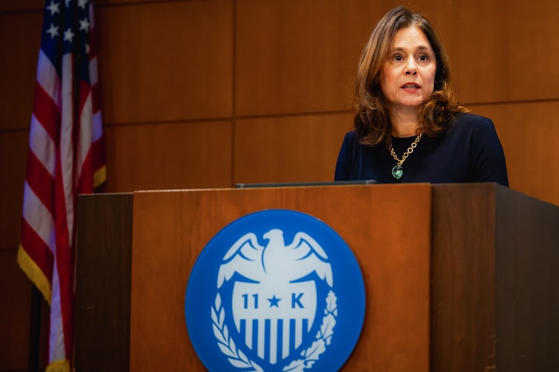 Lorie Logan, presidenta del Banco de la Reserva Federal de Dallas. Fotógrafa: Desiree Rios/Bloomberg. Lorie Logan, presidenta del Banco de la Reserva Federal de Dallas. Fotógrafa: Desiree Rios/Bloomberg.
