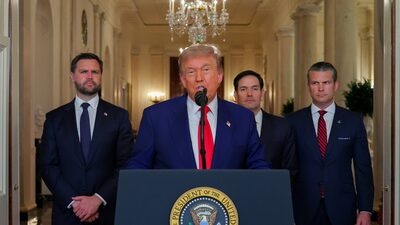 Trump testa apoio de base republicana em momento chave com ataque militar ao Irã Trump testa apoio de base republicana em momento chave com ataque militar ao Irã