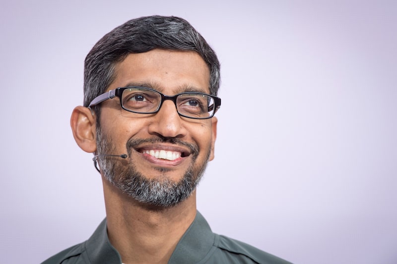 Sundar Pichai, CEO de Alphabet y Google. Sundar Pichai, CEO de Alphabet y Google.