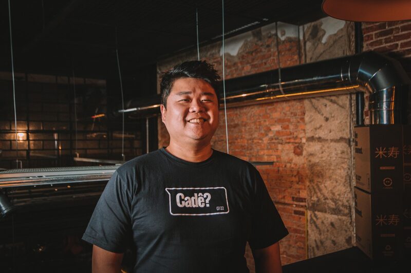 o chef Thiago Maeda, do Bagaceira, Koya88 e Krozta o chef Thiago Maeda, do Bagaceira, Koya88 e Krozta