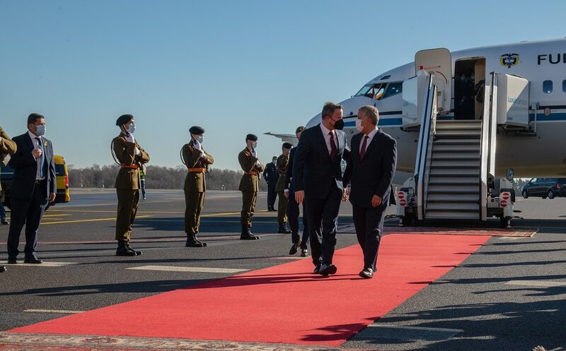 Llegada de Iván Duque a Luxemburgo Llegada de Iván Duque a Luxemburgo