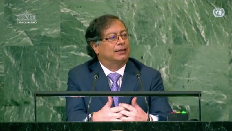 Petro arremetió contra energías fósiles y países desarrollados en discurso ante ONU Petro arremetió contra energías fósiles y países desarrollados en discurso ante ONU