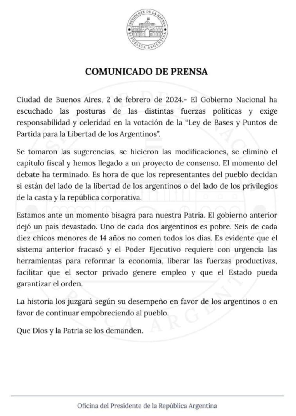 Ley ómnibus Ley ómnibus