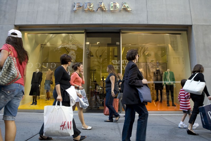 Loja da Prada na Quinta Avenida, em Nova York Loja da Prada na Quinta Avenida, em Nova York