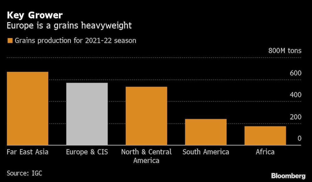 Europa es un peso pesado de los granos Europa es un peso pesado de los granos