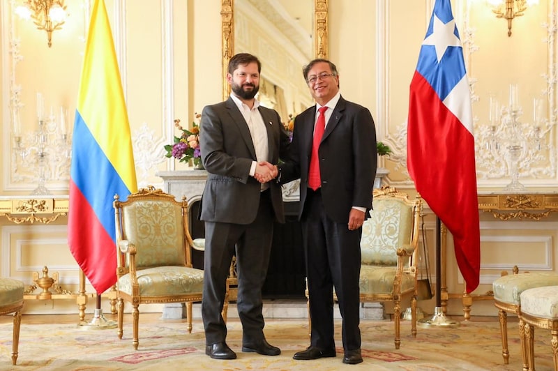 Los presidentes Gustavo Petro, de Colombia, y Gabriel Boric, de Chile Los presidentes Gustavo Petro, de Colombia, y Gabriel Boric, de Chile