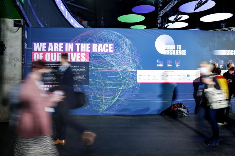 Imagen de la COP26. Imagen de la COP26.