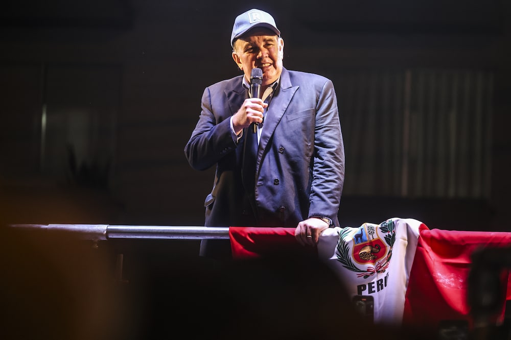 Peruvian Presidential Candidate Lopez Aliaga Calls For Demonstrations Amid Fraud Claims Peruvian Presidential Candidate Lopez Aliaga Calls For Demonstrations Amid Fraud Claims