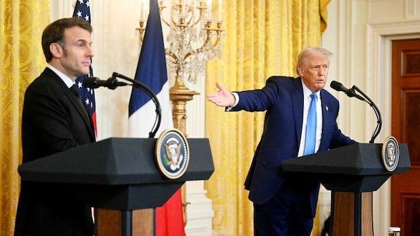 Macron dice que Europa necesita ser más dura con Trump en temas comerciales y tecnológicos Macron dice que Europa necesita ser más dura con Trump en temas comerciales y tecnológicos