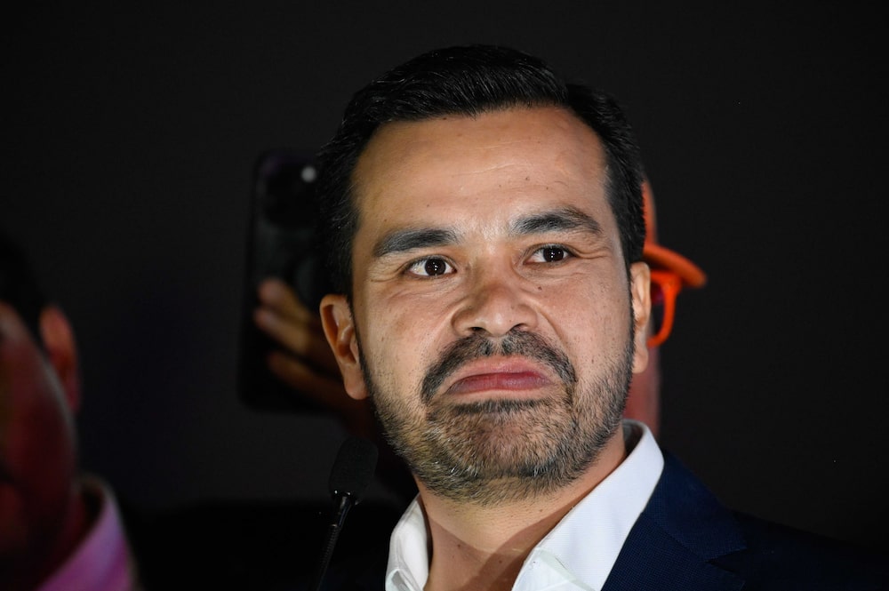 El candidato Jorge Álvarez Máynez tras el primer debate por la presidencia de México, 7 de abril El candidato Jorge Álvarez Máynez tras el primer debate por la presidencia de México, 7 de abril