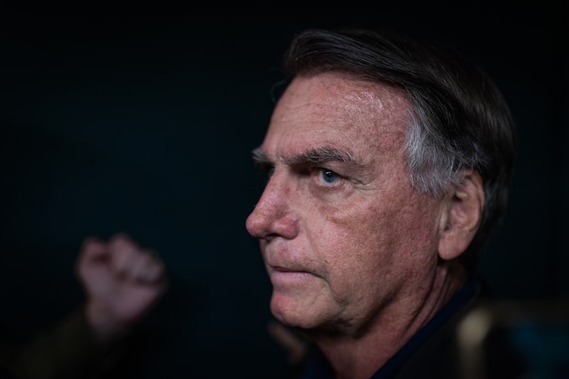El expresidente de Brasil, Jair Bolsonaro. Fotógrafo: Arthur Menescal/Bloomberg El expresidente de Brasil, Jair Bolsonaro. Fotógrafo: Arthur Menescal/Bloomberg