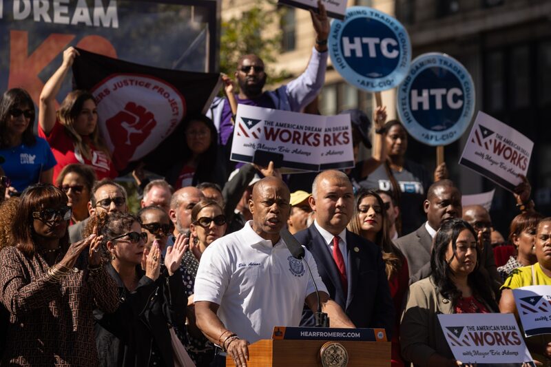 El alcalde de New York, Eric Adams El alcalde de New York, Eric Adams