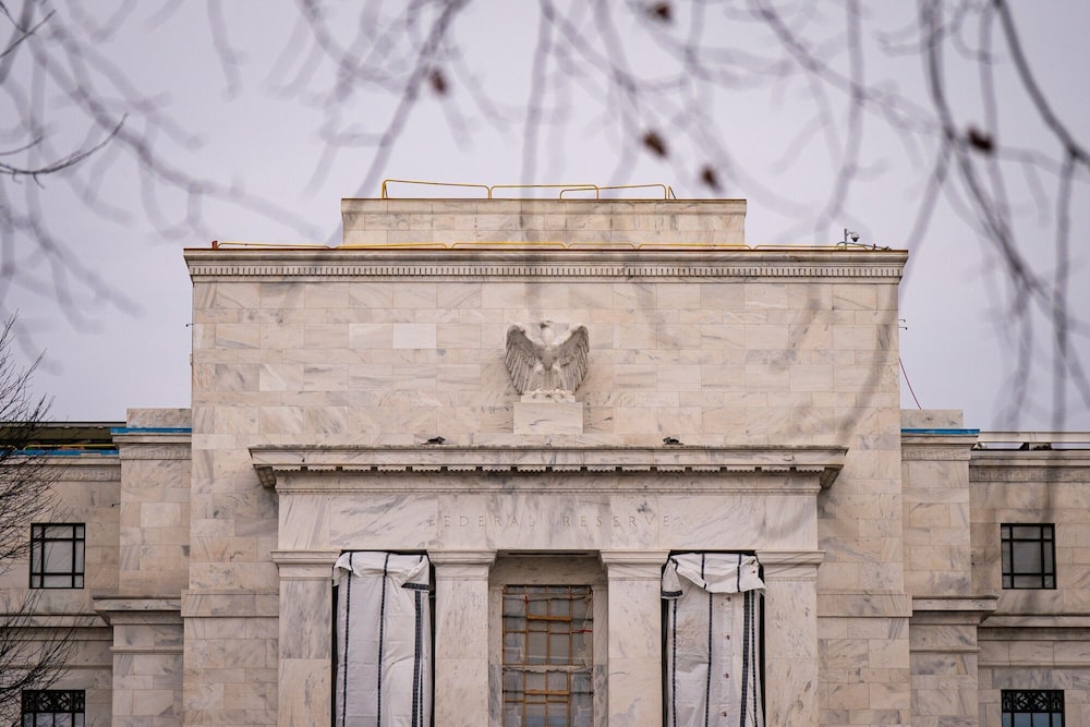 El edificio de la Reserva Federal Marriner S. Eccles en Washington, D.C., EE.UU. El edificio de la Reserva Federal Marriner S. Eccles en Washington, D.C., EE.UU.