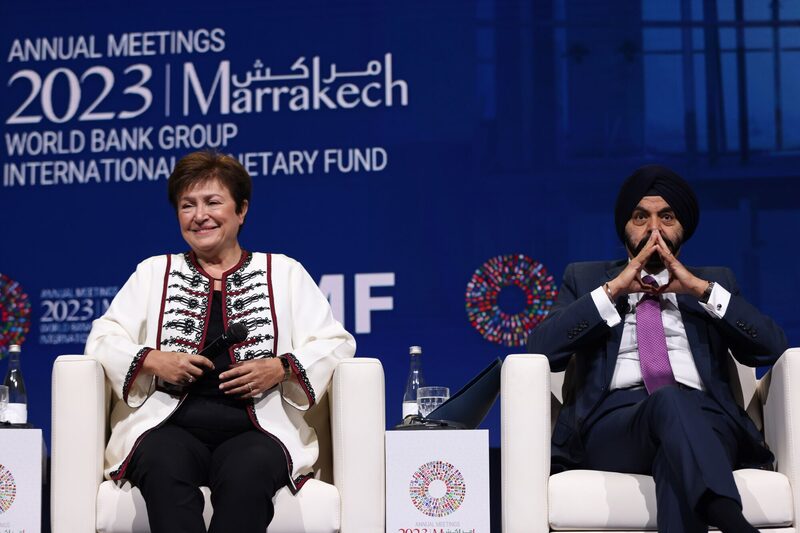 Ajay Banga, quien asumió como presidente del Banco Mundial en junio, se reunió la semana pasada con la junta ejecutiva del FMI. Ajay Banga, quien asumió como presidente del Banco Mundial en junio, se reunió la semana pasada con la junta ejecutiva del FMI.
