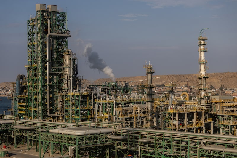 La refinería Talara de Petroperú en Piura. La refinería Talara de Petroperú en Piura.