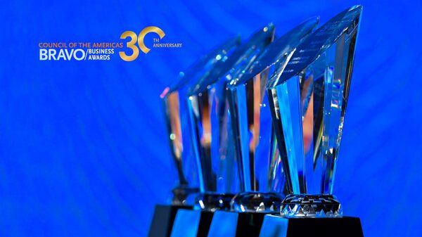 En su 30º aniversario, los Premios de Negocio BRAVO reconocerán el liderazgo visionario de Mercado Libre, Embraer, FedEx y Corporación Multi Inversiones. En su 30º aniversario, los Premios de Negocio BRAVO reconocerán el liderazgo visionario de Mercado Libre, Embraer, FedEx y Corporación Multi Inversiones.