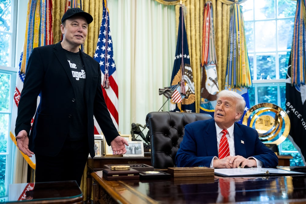 Elon Musk e Donald Trump Elon Musk e Donald Trump