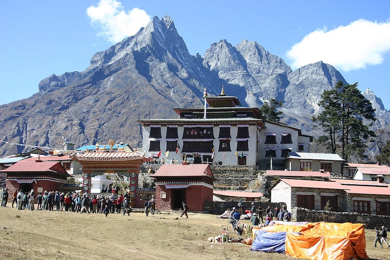 En la imagen para fines ilustrativos, el Monasterio Tengboche, en la aldea Tengboche en Khumjung en la región de Khumbu, en el este de Nepal. En la imagen para fines ilustrativos, el Monasterio Tengboche, en la aldea Tengboche en Khumjung en la región de Khumbu, en el este de Nepal.