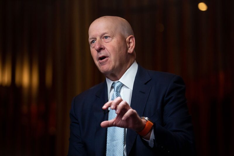 David Solomon, CEO do Goldman Sachs: plano para recuperar a confiança de investidores sobre rumos do banco David Solomon, CEO do Goldman Sachs: plano para recuperar a confiança de investidores sobre rumos do banco