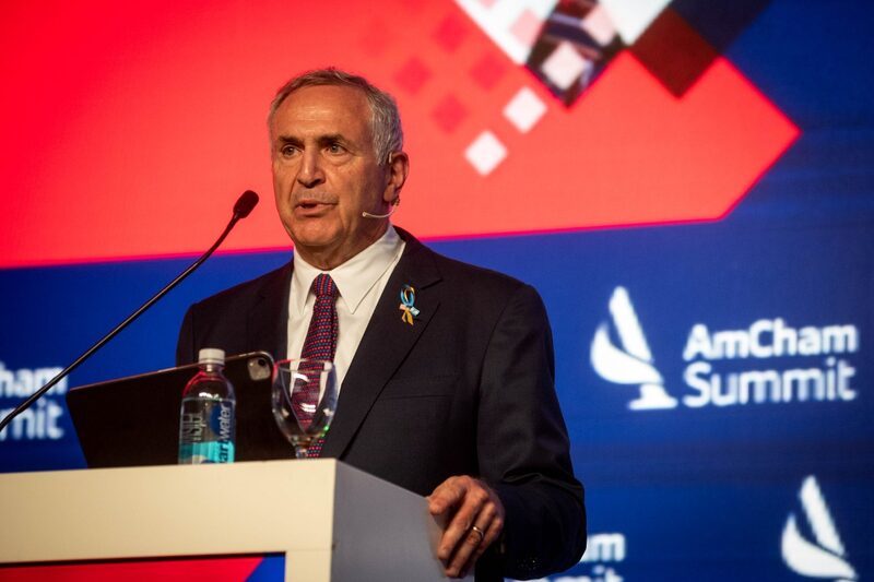 Marc Stanely habla en el AmCham Summit 2022 Marc Stanely habla en el AmCham Summit 2022