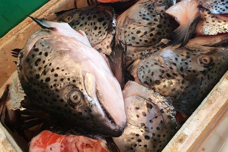 Cabezas de pescado a la venta en el mercado de Brasilia.Fotógrafo: Simone Iglesias / Bloomberg Cabezas de pescado a la venta en el mercado de Brasilia.Fotógrafo: Simone Iglesias / Bloomberg