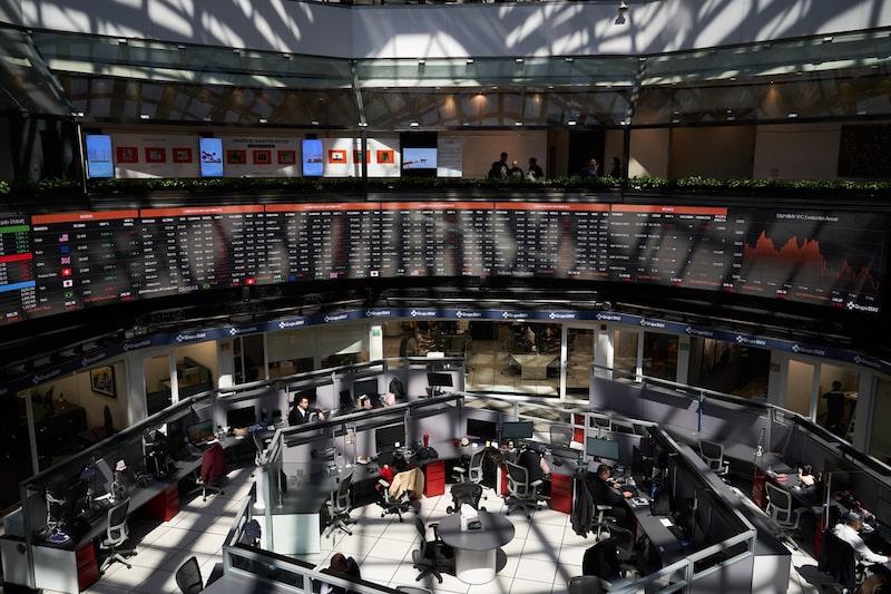 Piso de remates de la Bolsa Mexicana de Valores. Piso de remates de la Bolsa Mexicana de Valores.