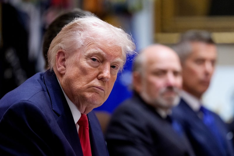 El presidente de Estados Unidos, Donald Trump, durante una reunión del gabinete en la Casa Blanca, en Washington D.C. El presidente de Estados Unidos, Donald Trump, durante una reunión del gabinete en la Casa Blanca, en Washington D.C.