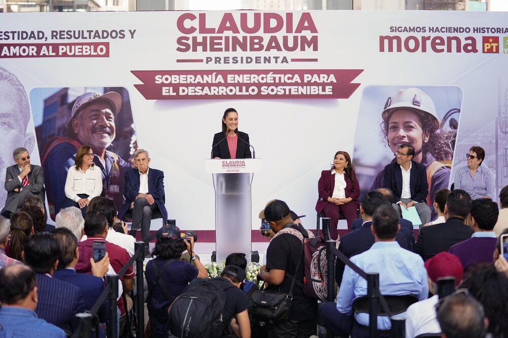 Claudia Sheinbaum en el Monumento a la Revolución Claudia Sheinbaum en el Monumento a la Revolución