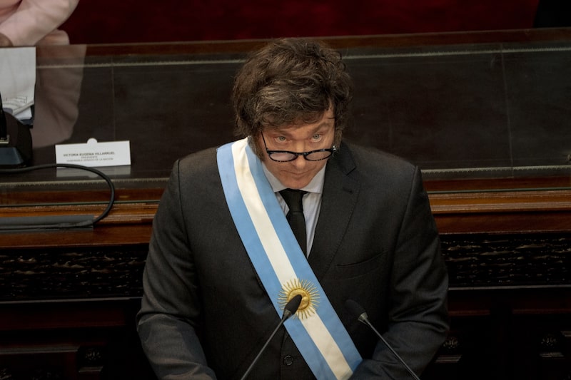 Javier Milei durante la Apertura de Sesiones Ordinarias del Congreso, el 1 de marzo de 2024. Javier Milei durante la Apertura de Sesiones Ordinarias del Congreso, el 1 de marzo de 2024.