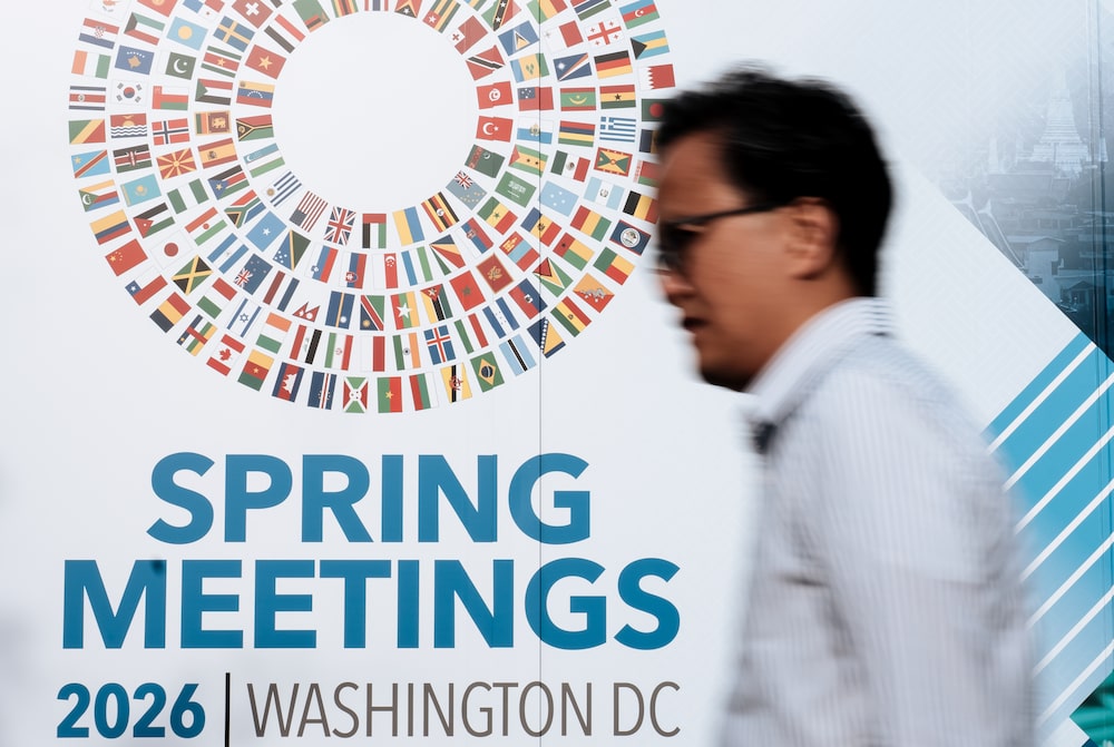Behind the scenes of the 2026 Spring Meetings of the International Monetary Fund and the World Bank Group in Washington, DC, April 13, 2026. Behind the scenes of the 2026 Spring Meetings of the International Monetary Fund and the World Bank Group in Washington, DC, April 13, 2026.