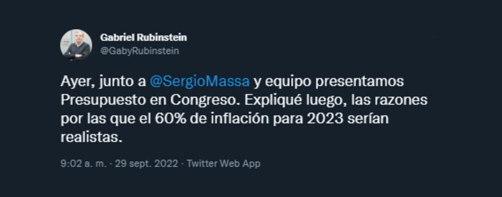 Así lo sostuvo en redes sociales. Así lo sostuvo en redes sociales.