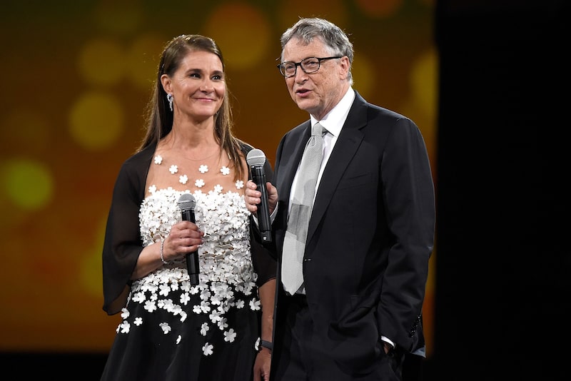 Melinda y Bill Gates, durante una ceremonia de la fundación Robin Hood, en 2018. Melinda y Bill Gates, durante una ceremonia de la fundación Robin Hood, en 2018.