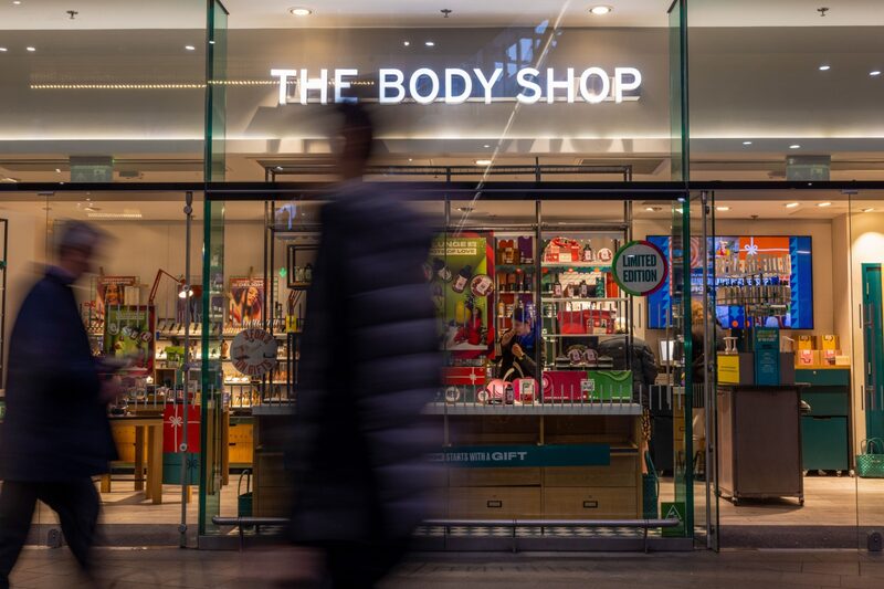 Loja da The Body Shop em Londres Loja da The Body Shop em Londres