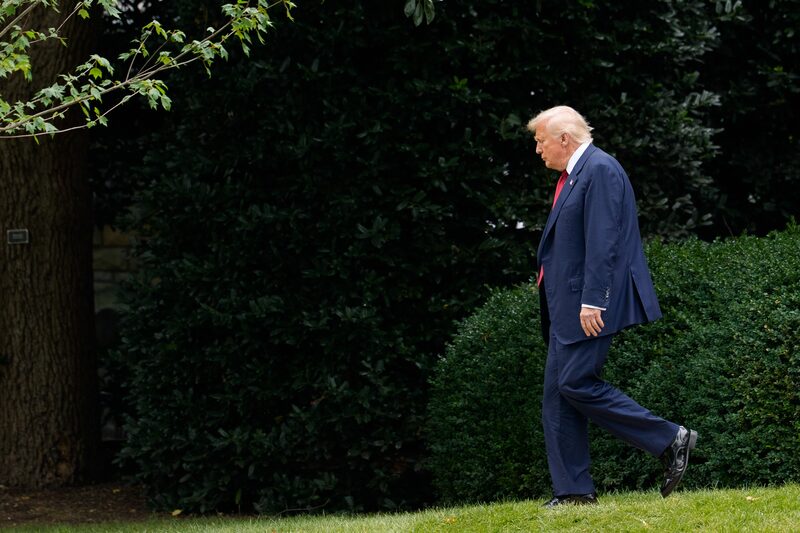 President Trump Departs White House For New Jersey President Trump Departs White House For New Jersey