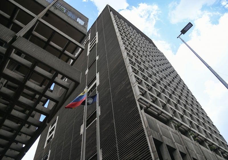 El Banco Central de Venezuela en Caracas. El Banco Central de Venezuela en Caracas.