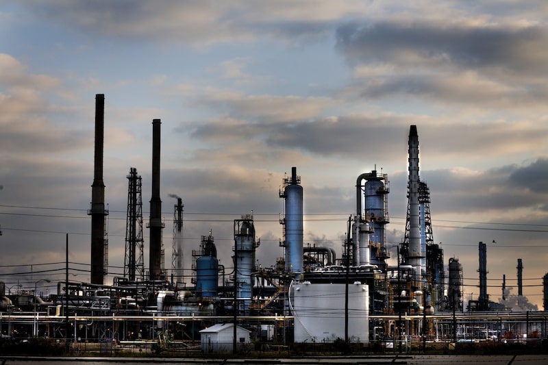 Refinería en Baytown, Texas. Refinería en Baytown, Texas.