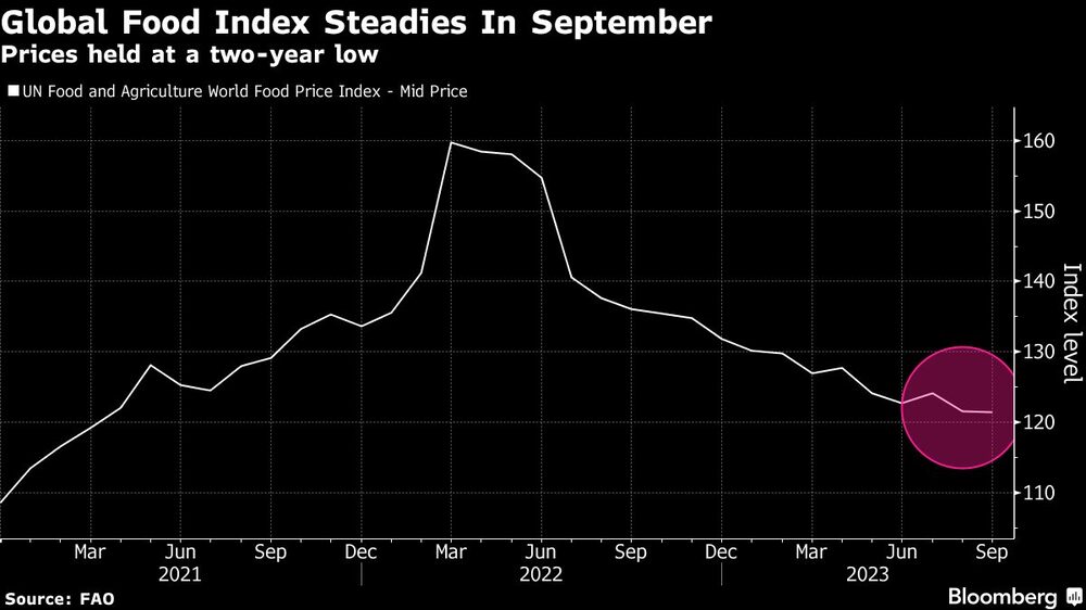 Global Food Index Steadies In September | Prices held at a two-year low Global Food Index Steadies In September | Prices held at a two-year low