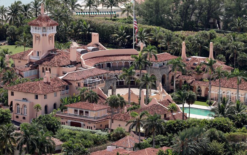 En esta vista aérea, la finca Mar-a-Lago del expresidente estadounidense Donald Trump se ve el 14 de septiembre de 2022 en Palm Beach, Florida. En esta vista aérea, la finca Mar-a-Lago del expresidente estadounidense Donald Trump se ve el 14 de septiembre de 2022 en Palm Beach, Florida.