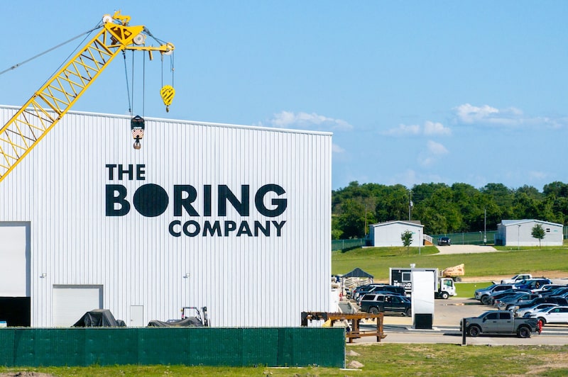 La sede de Boring Company se encuentra en la ciudad empresarial de Musk, Snailbrook, en Bastrop, Texas. Fotógrafo: Brandon Bell/Bloomberg. La sede de Boring Company se encuentra en la ciudad empresarial de Musk, Snailbrook, en Bastrop, Texas. Fotógrafo: Brandon Bell/Bloomberg.