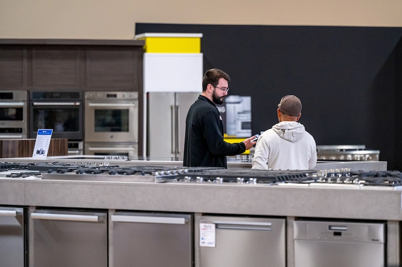 Inside An Appliance Store Ahead Of Durable Goods Figures Inside An Appliance Store Ahead Of Durable Goods Figures