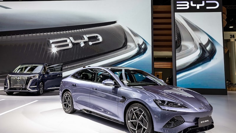 La empresa china BYD consolidó su ventaja sobre Tesla en cinco minutos. La empresa china BYD consolidó su ventaja sobre Tesla en cinco minutos.