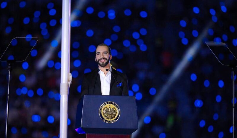 El presidente Nayib Bukele en la apertura de los Juegos Centroamericanos y del Caribe, en San Salvador, el 23 de junio. El presidente Nayib Bukele en la apertura de los Juegos Centroamericanos y del Caribe, en San Salvador, el 23 de junio.