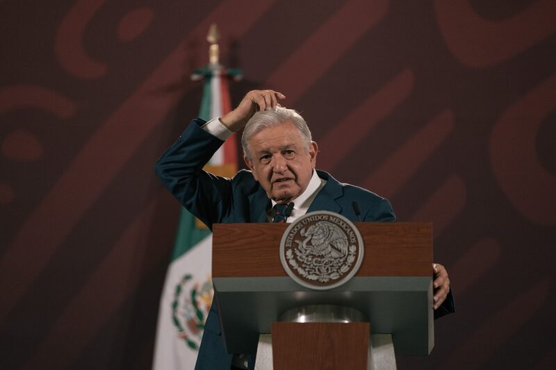 Mexico's President Andrés Manuel López Obrador announced on Tuesday that the refinery will be up and running by November. (Photographer: Luis Antonio Rojas/Bloomberg). Mexico's President Andrés Manuel López Obrador announced on Tuesday that the refinery will be up and running by November. (Photographer: Luis Antonio Rojas/Bloomberg).