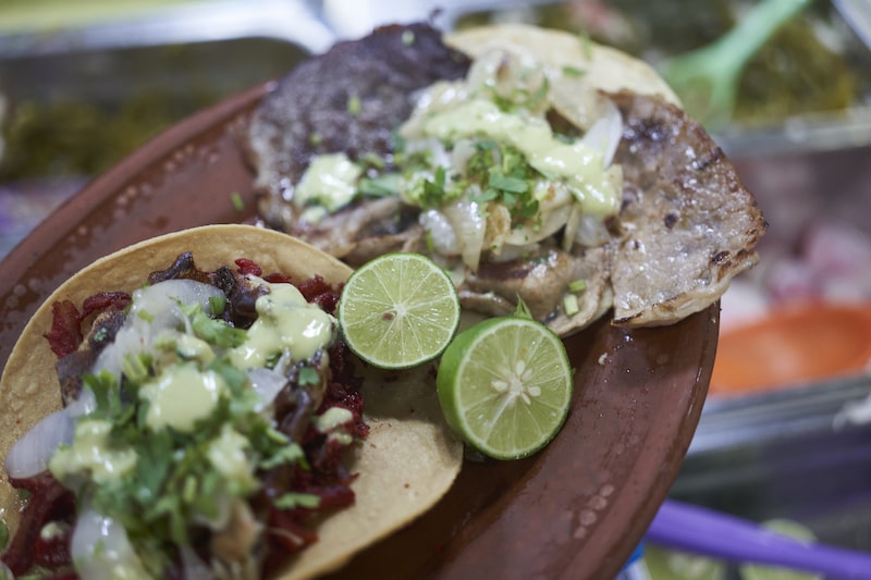 A lime served with tacos at a restaurant in Ciudad Valles, San Luis Potosi, Mexico, on Monday, March 7, 2022. The average cost of limes has tripled since January 2021 - from 17 pesos (almost a dollar) to 56 pesos per kilo, according to state data, reports The Guardian. Photographer: Maurico Palos/Bloomberg A lime served with tacos at a restaurant in Ciudad Valles, San Luis Potosi, Mexico, on Monday, March 7, 2022. The average cost of limes has tripled since January 2021 - from 17 pesos (almost a dollar) to 56 pesos per kilo, according to state data, reports The Guardian. Photographer: Maurico Palos/Bloomberg