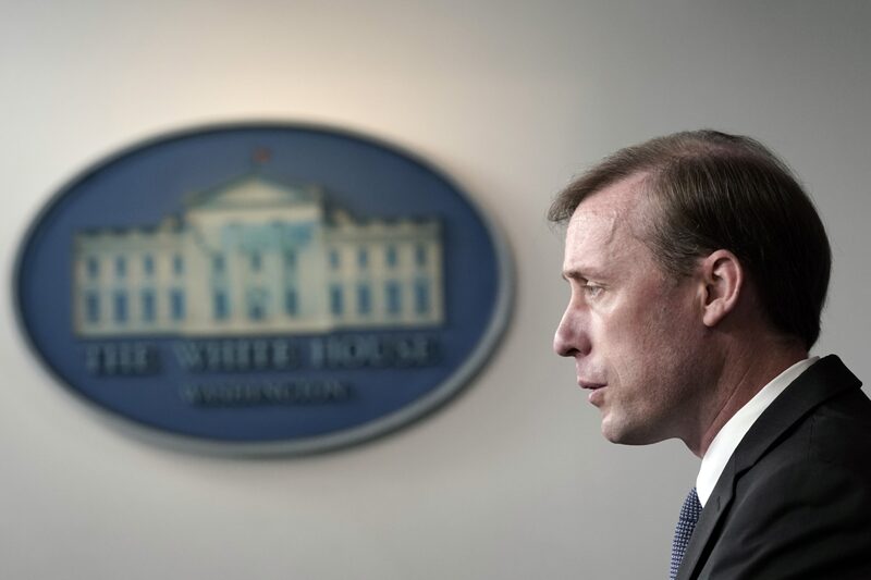 Jake Sullivan, White House national security adviser, speaks during a news conference in the James S. Brady Press Briefing Room at the White House in Washington, D.C., U.S., on Monday, June 7, 2021. Jake Sullivan, White House national security adviser, speaks during a news conference in the James S. Brady Press Briefing Room at the White House in Washington, D.C., U.S., on Monday, June 7, 2021.