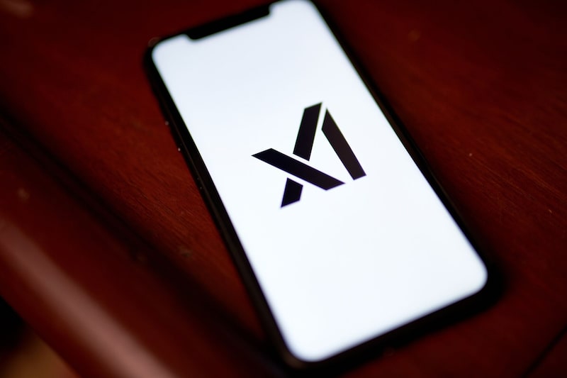El logo de xAI. El logo de xAI.
