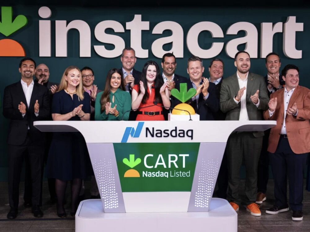 Instacart IPO at Nasdaq September 19th 2023 (Photo: Instacart) Instacart IPO at Nasdaq September 19th 2023 (Photo: Instacart)