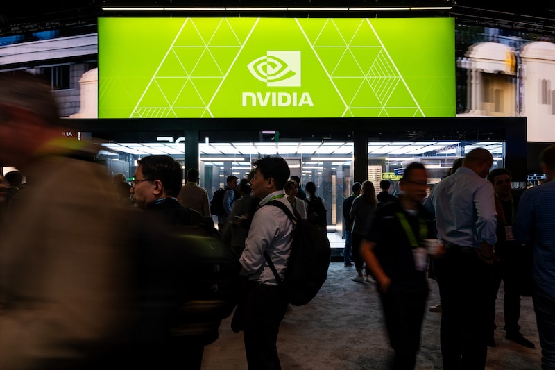 The Exhibition Floor At The Nvidia GTC Conference The Exhibition Floor At The Nvidia GTC Conference
